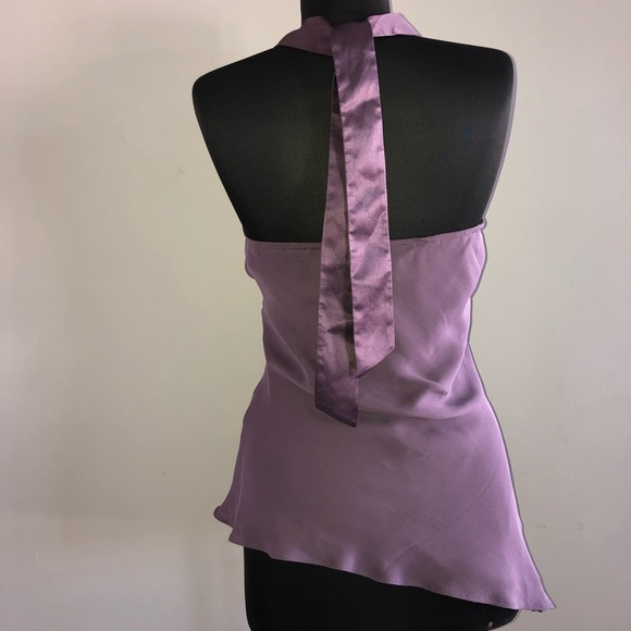 RW & Co halter top silk size small